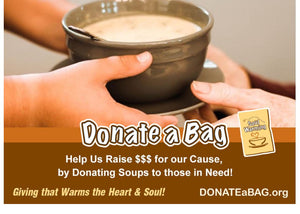 SHARON MIDDLE SCHOOL 8th GRADE DC TRIP DONATEaBAG.org Soup Fundraiser! (Copy)